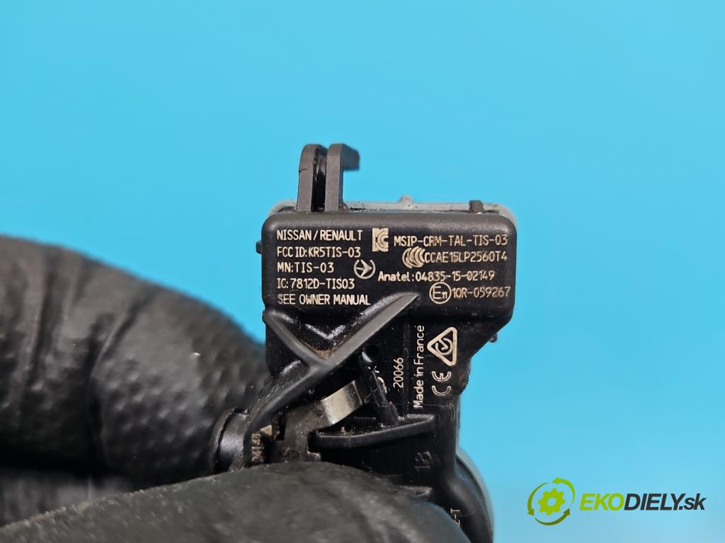Renault Kadjar 2015-2022 1.3 140 HP automatic 103 kW 1332 cm3 5- snímač tlak: pneumatika A2C99668705 (Snímač tlaku v pneumatike)