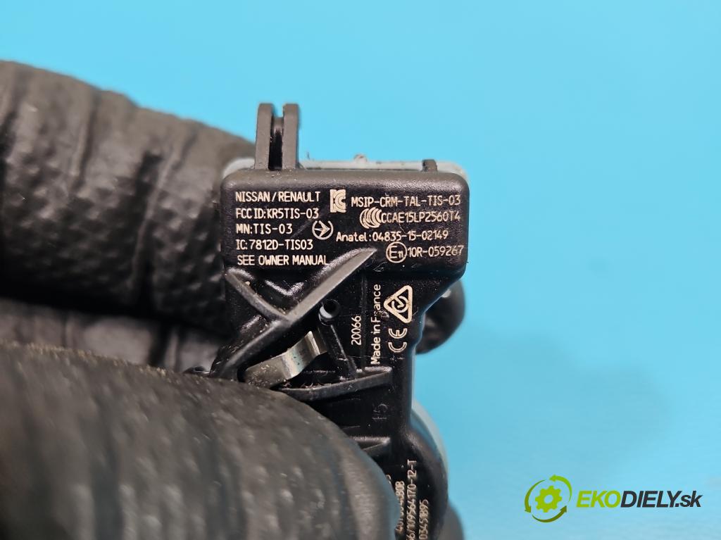 Renault Kadjar 2015-2022 1.3 140 HP automatic 103 kW 1332 cm3 5- snímač tlak: pneumatika A2C99668705 (Snímač tlaku v pneumatike)