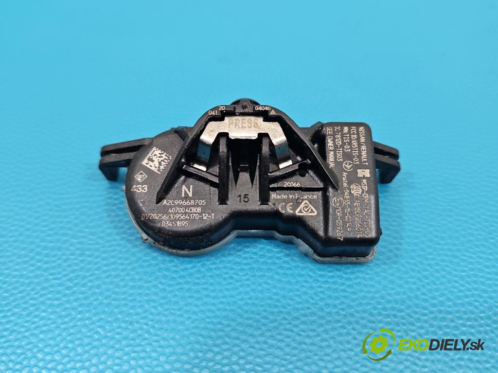 Renault Kadjar 2015-2022 1.3 140 HP automatic 103 kW 1332 cm3 5- snímač tlak: pneumatika A2C99668705 (Snímač tlaku v pneumatike)