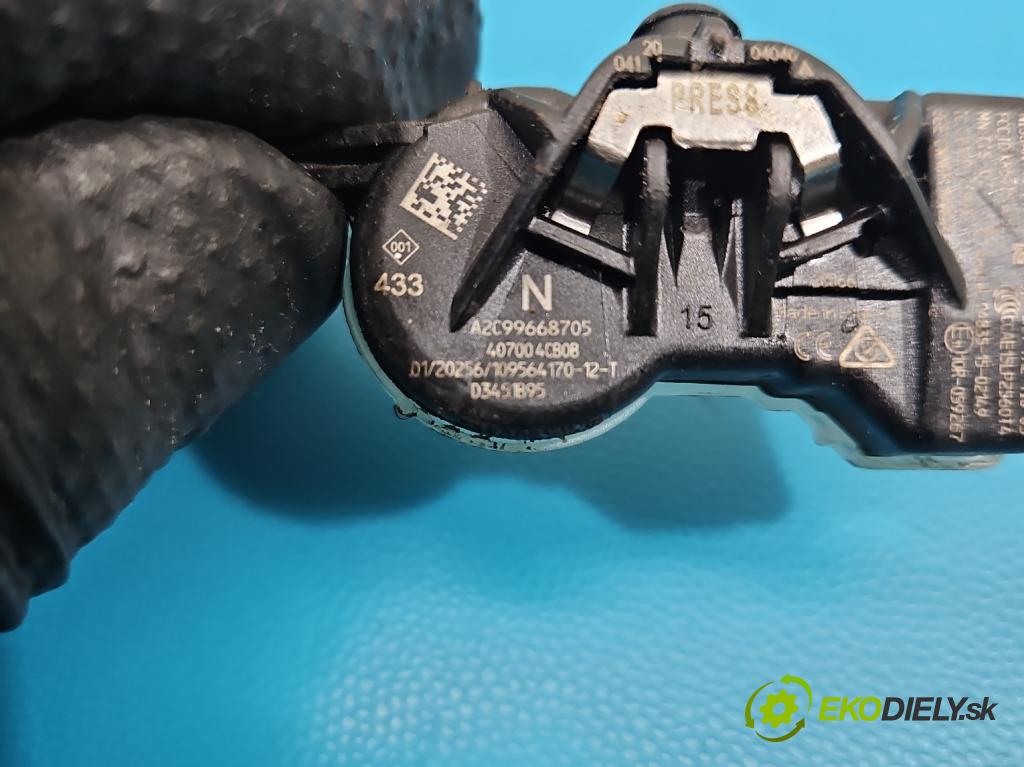 Renault Kadjar 2015-2022 1.3 140 HP automatic 103 kW 1332 cm3 5- snímač tlak: pneumatika A2C99668705 (Snímač tlaku v pneumatike)