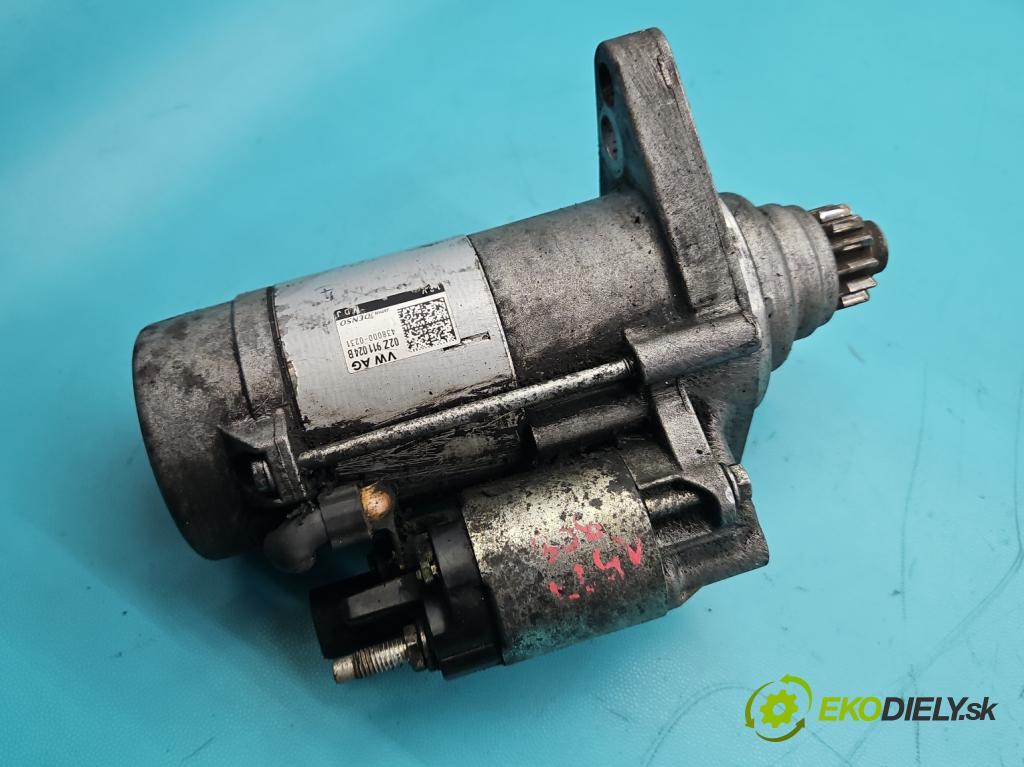 Skoda Octavia III 2013- 1.6 TDI 110 HP manual 81 kW 1598 cm3 5- štartér 02Z911024B (Štartér)