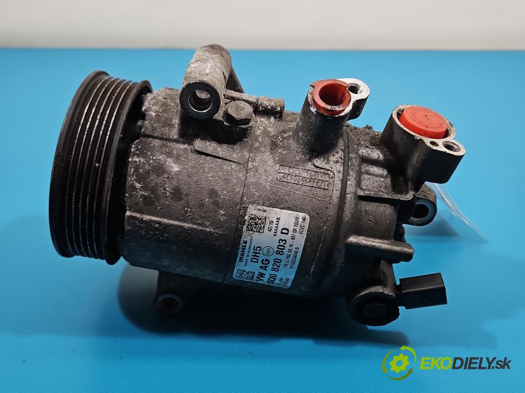 Skoda Octavia III 2013- 1.6 TDI 110 hp manual 81 kW 1598 cm3 5- Kompresor: klíma 5Q0820803D (Kompresor klimatizace)