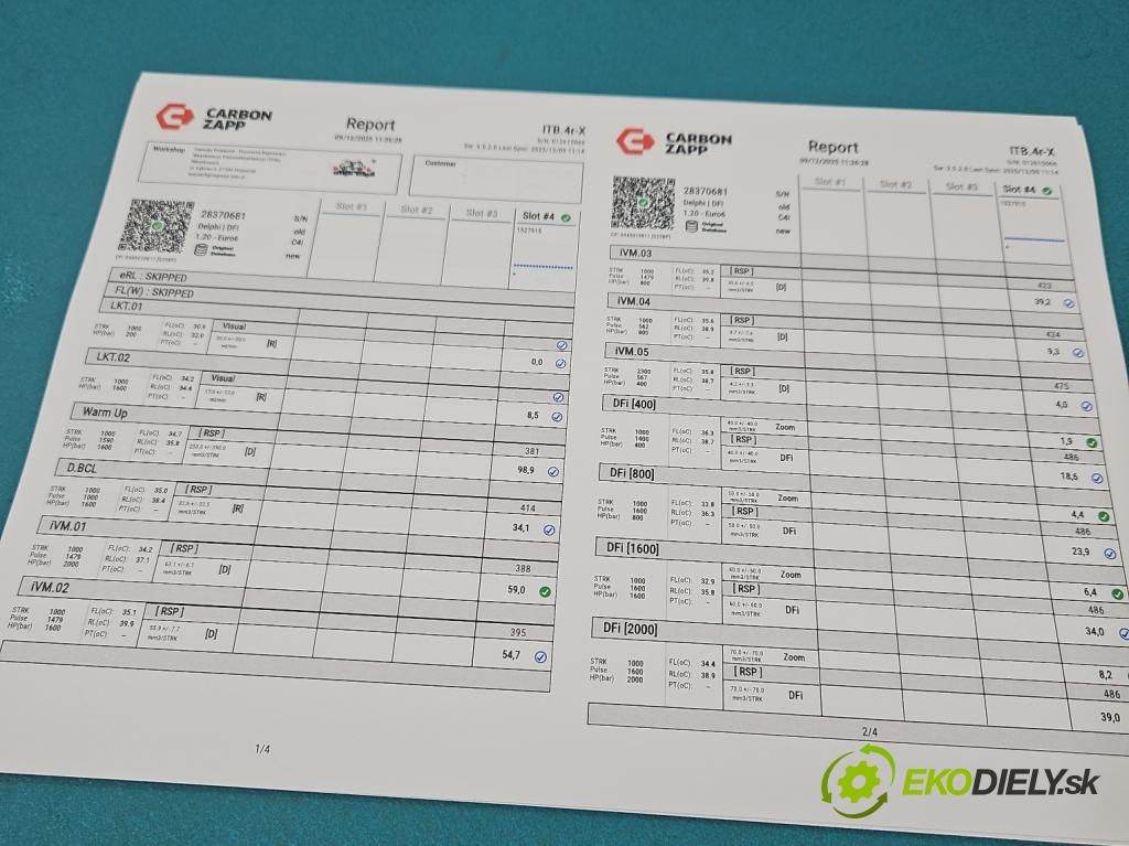 Skoda Octavia III 2013- 1.6 TDI 110 HP manual 81 kW 1598 cm3 5- vstrek 28370681 (Vstrekovač paliva)