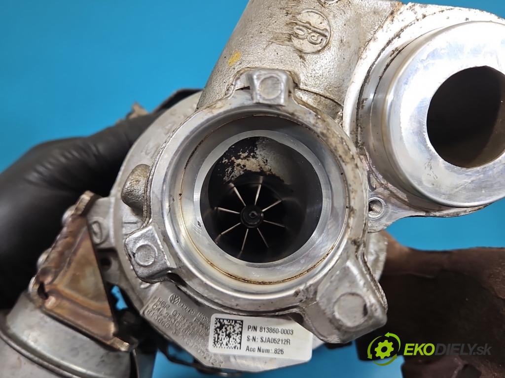 Skoda Octavia III 2013- 1.6 TDI 110 HP manual 81 kW 1598 cm3 5- turbodúchadlo, turbo 813860-0003 (Turbodúchadlo (kompletné))