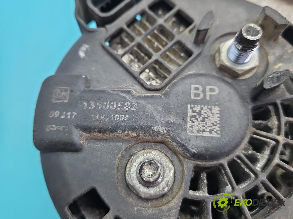 Opel Astra IV 2009-2015 1.4 16V 101 HP manual 74 kW 1398 cm3 5- Alternator 13500582 (Alternátor)