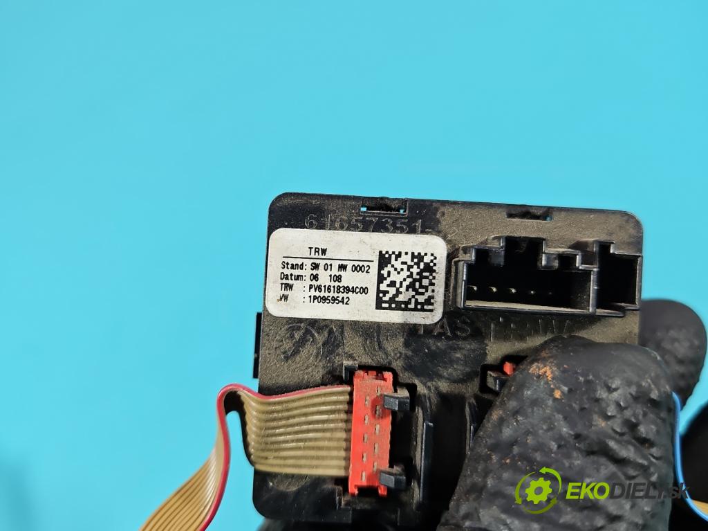 Vw Passat B6 2005-2010 1.9 TDI 105 HP manual 77 kW 1896 cm3 4- prepínač multifunkční: řízení: 1P0959542 (Prepínacie páčky pod volantom)