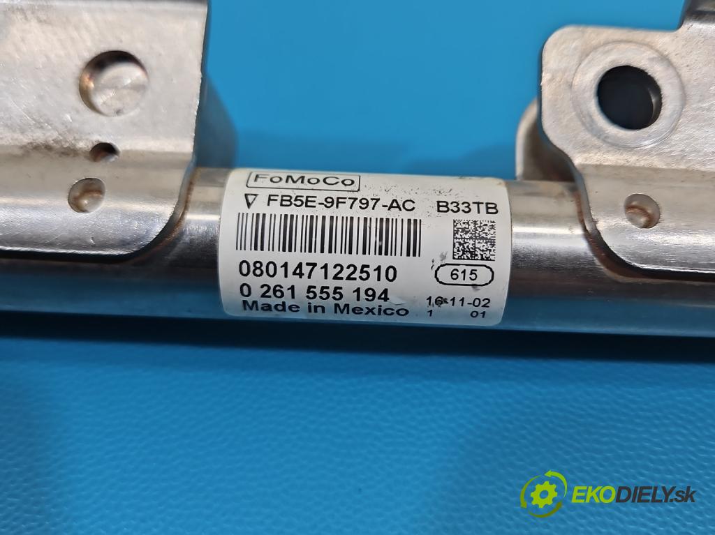 Ford Edge II 2014 - 2021 2.0 ECOBOOST: 245KM automatic 180 kW 1999 cm3 5- lišta vstřikovací FB5E-9F797-AC (Vstřikovací lišta)