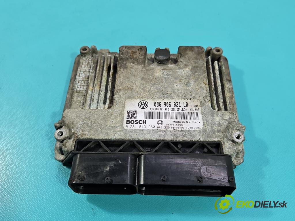 Vw Passat B6 2005-2010 1.9 TDI 105 HP manual 77 kW 1896 cm3 4- riadiaca jednotka motora 03G906021LR