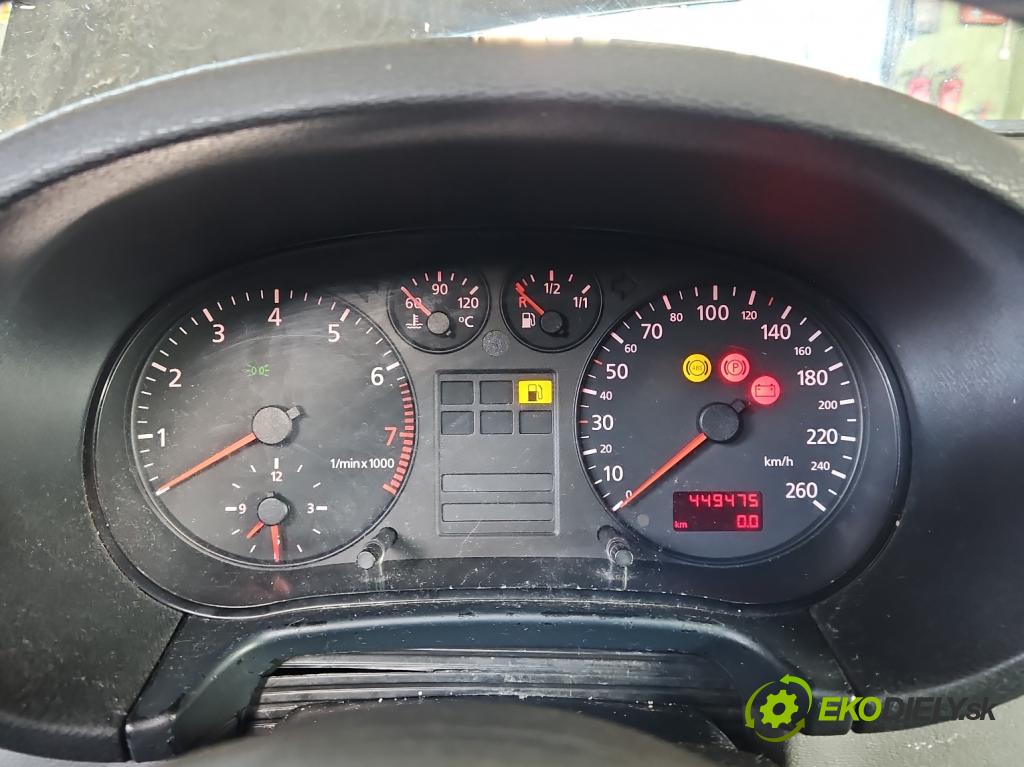 Audi A3 8L 1996-2003 1.6 sr 101 HP manual 74 kW 1595 cm3 3- prístrojovka/ budíky 8L0919860E (Prístrojová doska)