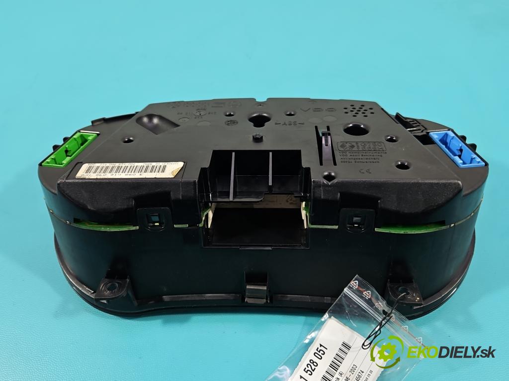 Audi A3 8L 1996-2003 1.6 sr 101 HP manual 74 kW 1595 cm3 3- prístrojovka/ budíky 8L0919860E (Prístrojová doska)