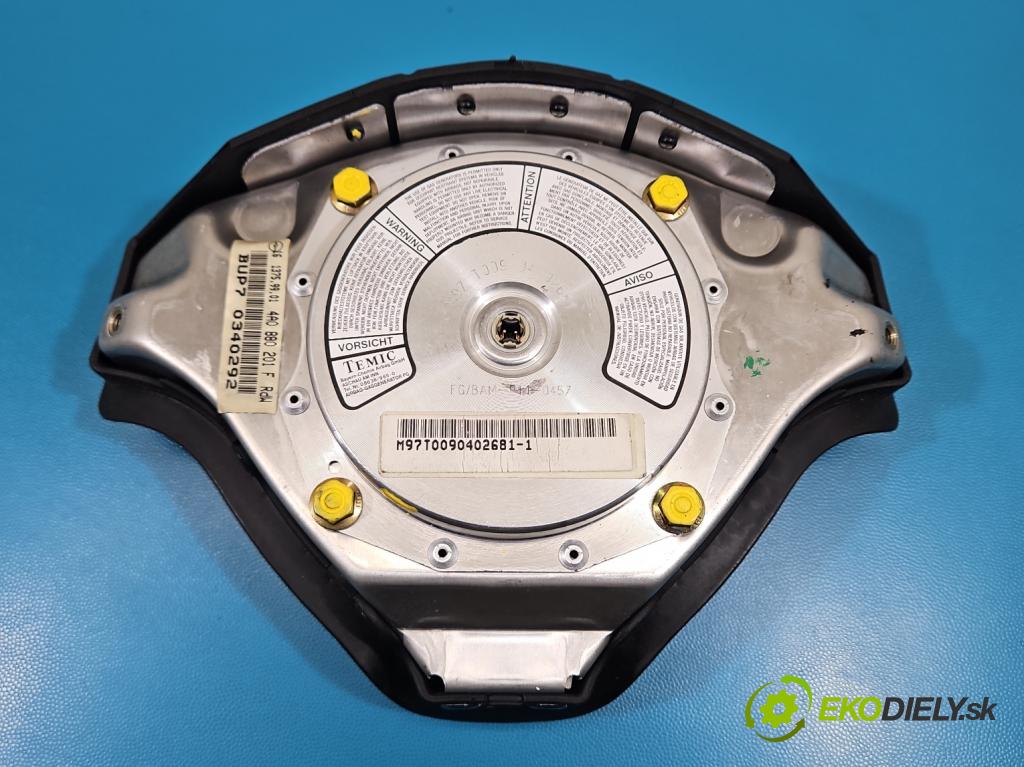 Audi A8 D2 1994-2002 4.2 V8 299KM automatic 220 kW 4172 cm3 4- airbag vzduch: Řidiči: 4A0880201F (Airbag)