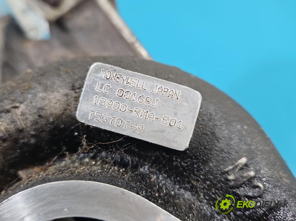 Honda Fr-v 2.2 i-CTDi 140 HP manual 103 kW 2204 cm3 5- turbodúchadlo, turbo 753707-9 (Turbodúchadlo (kompletné))