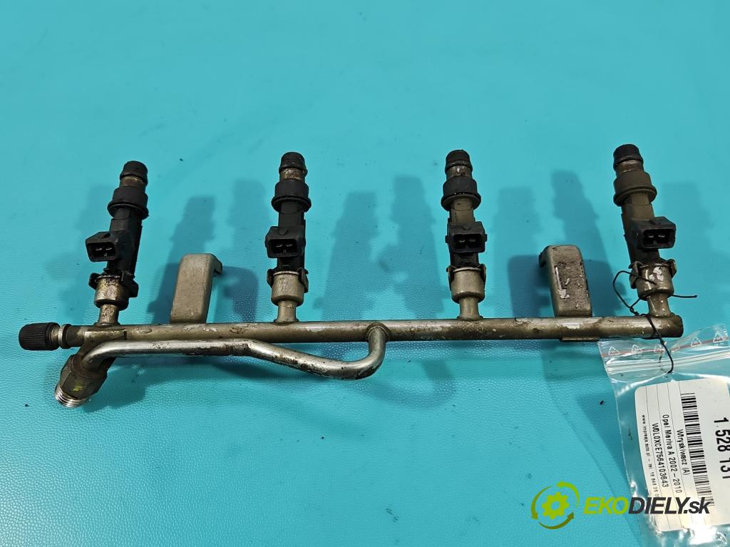 Opel Meriva A 2002-2010 1.6 16v 101 HP manual 74 kW 1598 cm3 5- vstrek 25313846 (Vstrekovač paliva)