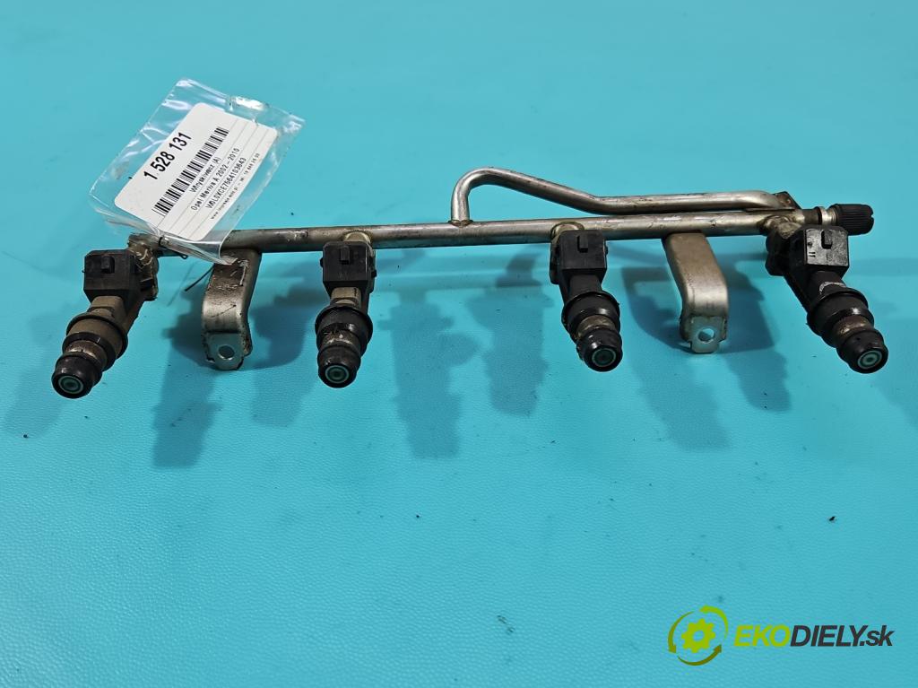 Opel Meriva A 2002-2010 1.6 16v 101 HP manual 74 kW 1598 cm3 5- vstrek 25313846 (Vstrekovač paliva)