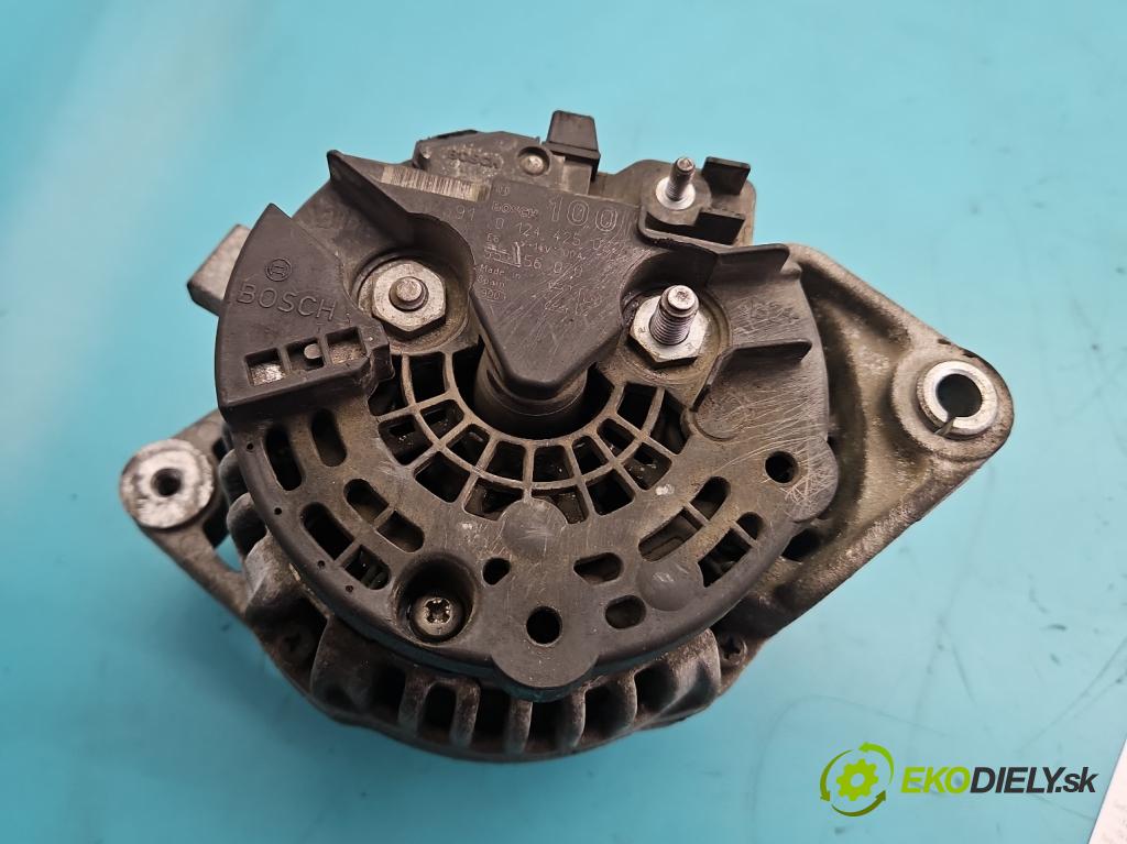 Opel Meriva A 2002-2010 1.6 16v 101 HP manual 74 kW 1598 cm3 5- Alternator 0124425022 (Alternátor)