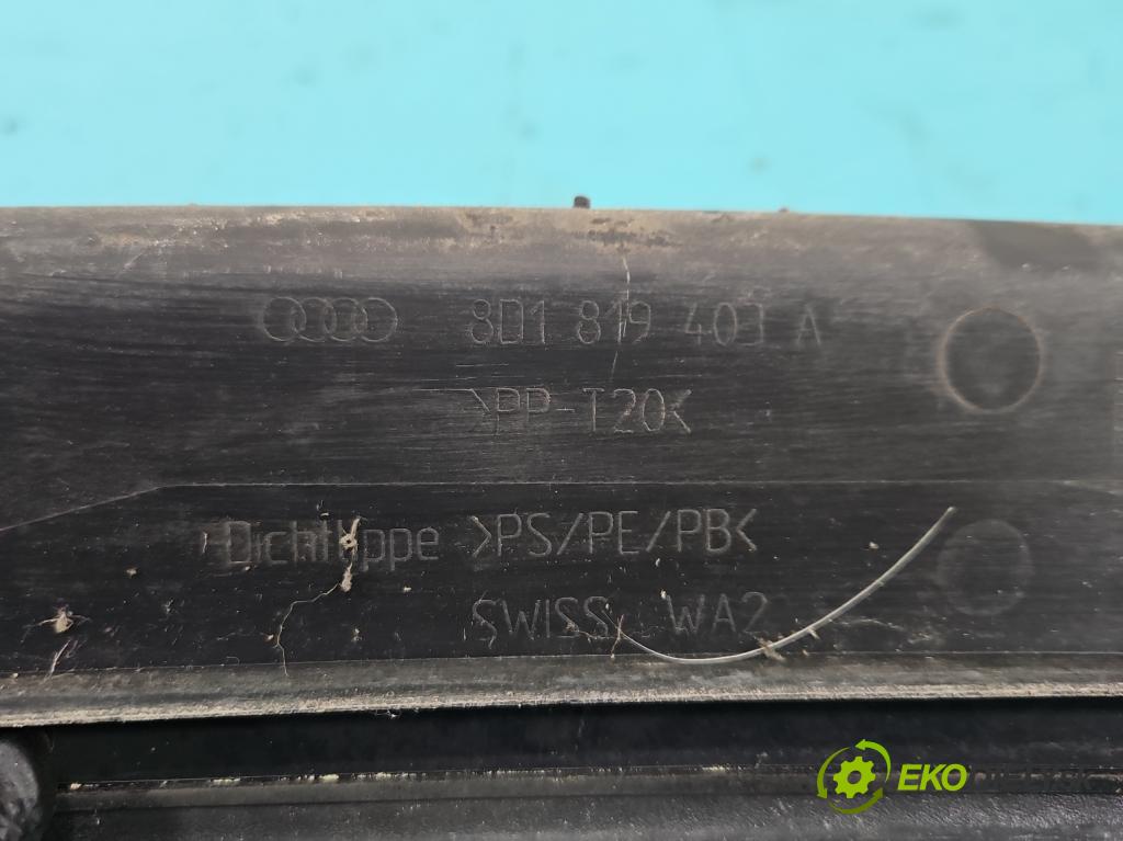 Audi A4 B5 1994-2001 1.9 tdi 90 HP manual 66 kW 1896 cm3 4- torpédo 8D1819403A (Torpédo (plast pod čelným sklom))