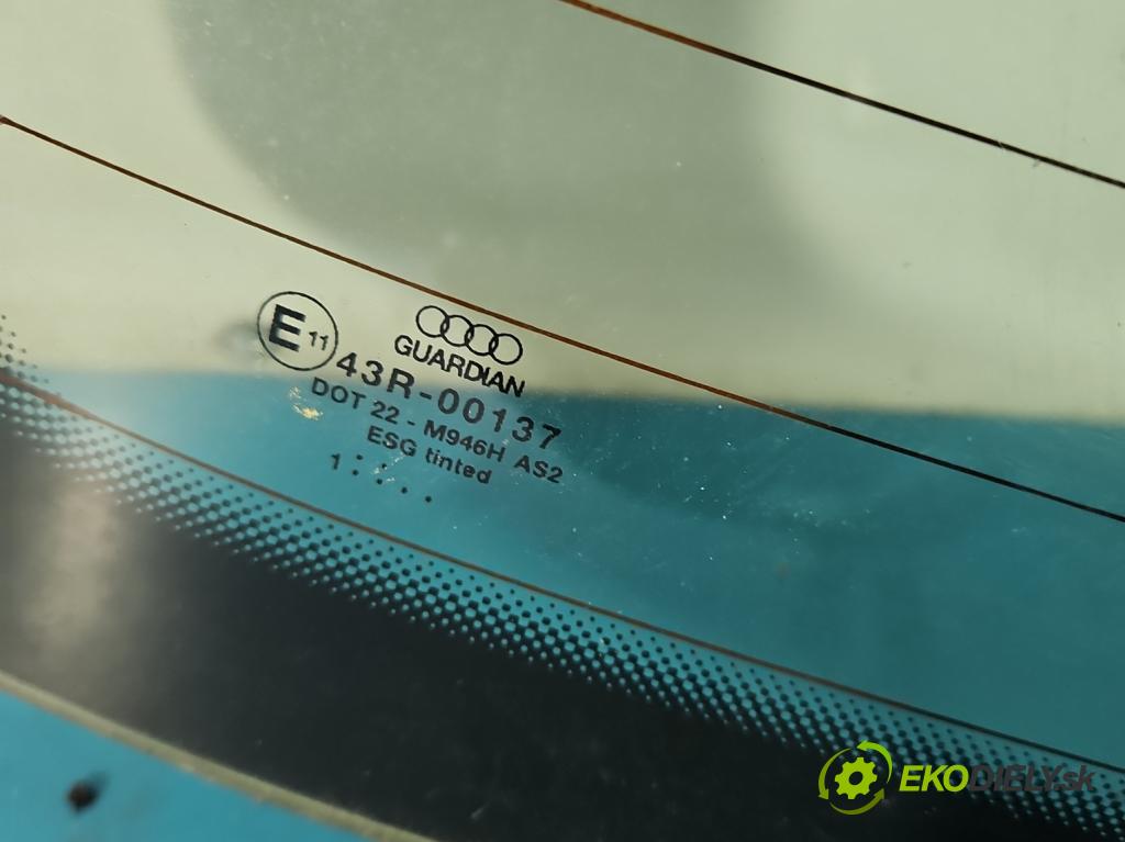 Audi A6 C5 1997-2004 1.8 T 150 hp manual 110 kW 1781 cm3 5- sklo zadní  (Zadní sklo)