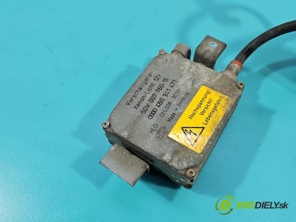 Audi A6 C5 1997-2004 1.8 T 150 HP manual 110 kW 1781 cm3 5- střídač: xenon 5DV007760-15 (Riadiaca jednotka xenónu)