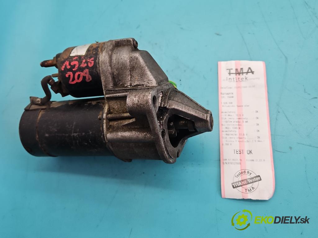 Mitsubishi Space star 1.3 16V 86 HP manual 63 kW 1299 cm3 5- štartér  (Štartér)