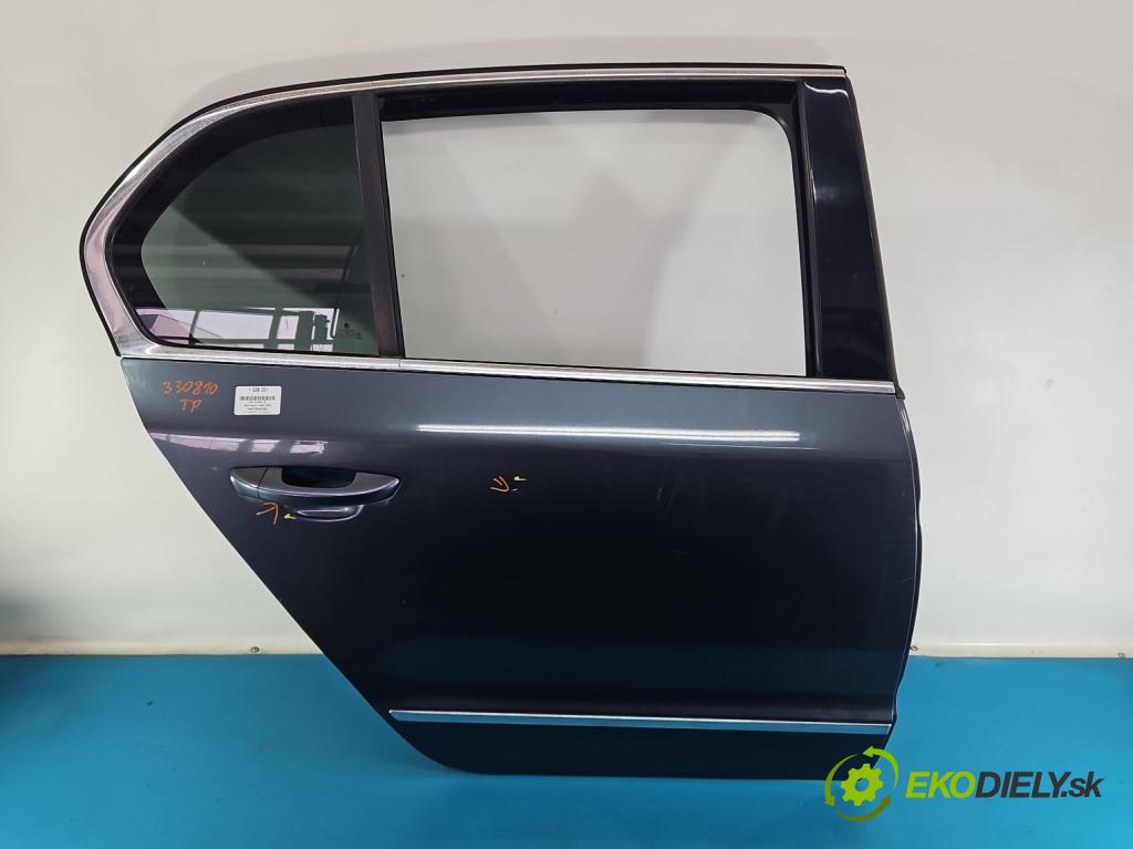 Skoda Superb II 2008-2015 2.0 TDI 170 HP automatic 125 kW 1968 cm3 5- dvere zadné pravé  (Kľučka dverí ostatné)