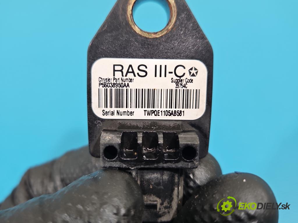 Fiat Freemont 2.0 JTD 170 HP automatic 125 kW 1956 cm3 5- snímač šokovat: P55038950AA (Snímač nárazu)