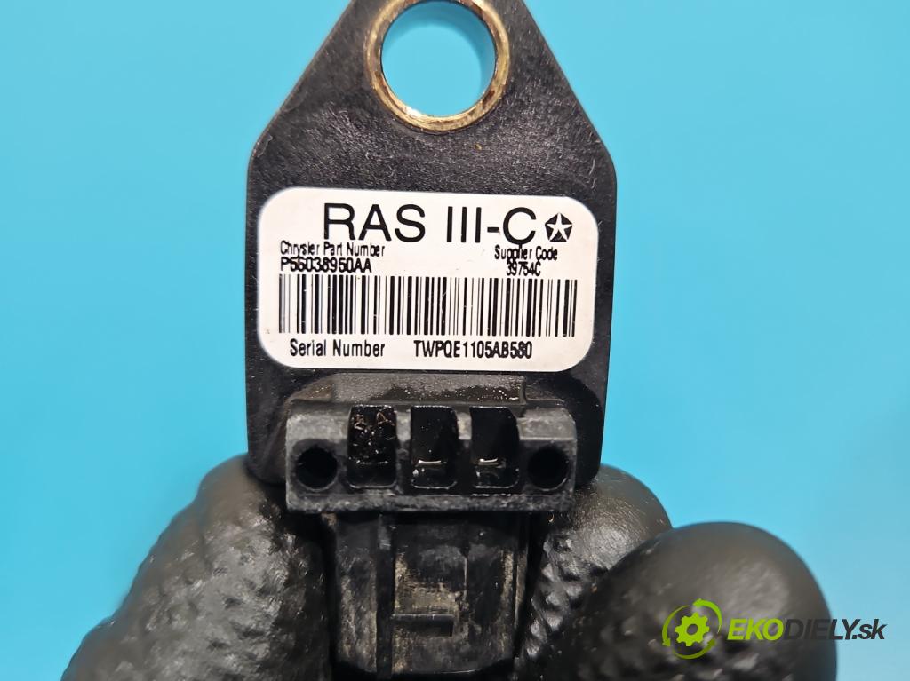 Fiat Freemont 2.0 JTD 170 HP automatic 125 kW 1956 cm3 5- snímač šokovat: P55038950AA (Snímač nárazu)