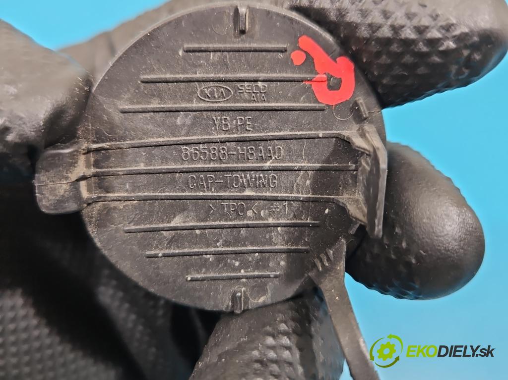 Kia Rio IV 2016-2023 1.2 16V 84KM manual 61.8 kW 1197 cm3 5- Zaślepka: mřížka: nárazníku pravé 86588-H8AA0