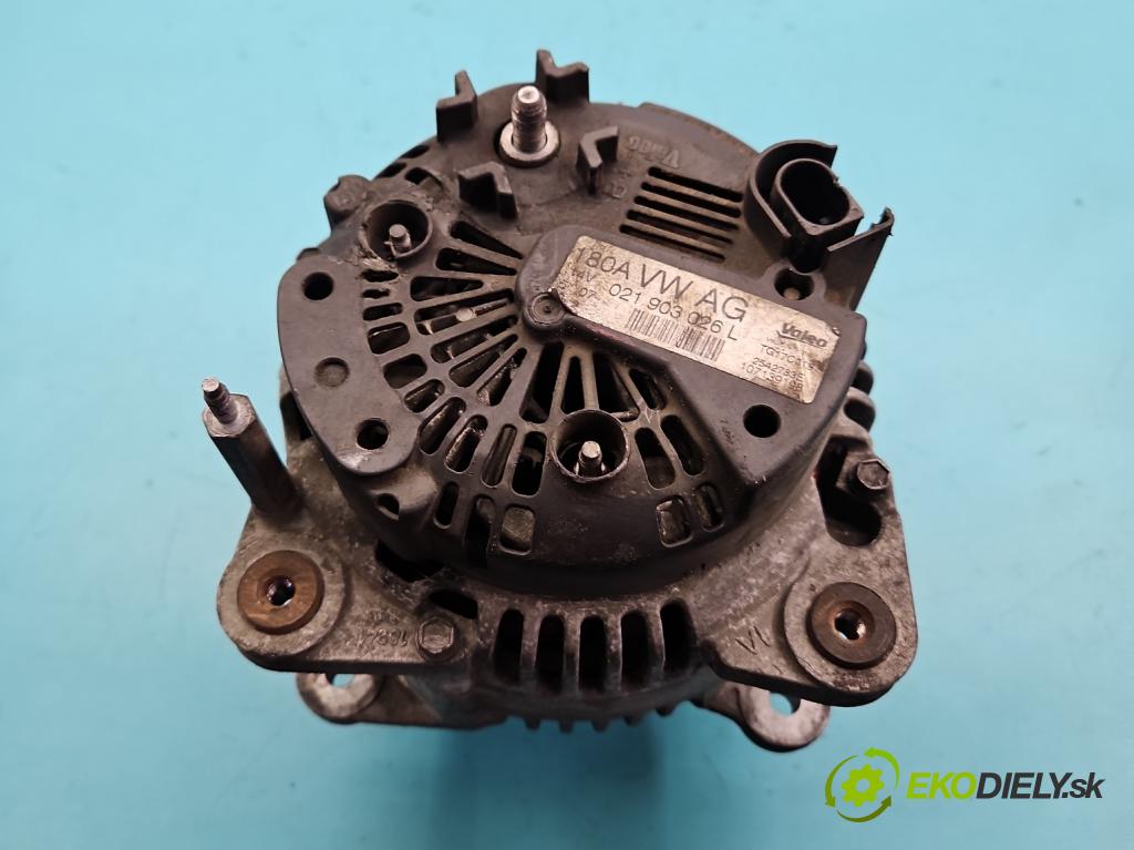 Vw Passat B6 2005-2010 1.9 TDI 105 HP manual 77 kW 1896 cm3 4- Alternator 021903026L (Alternátor)