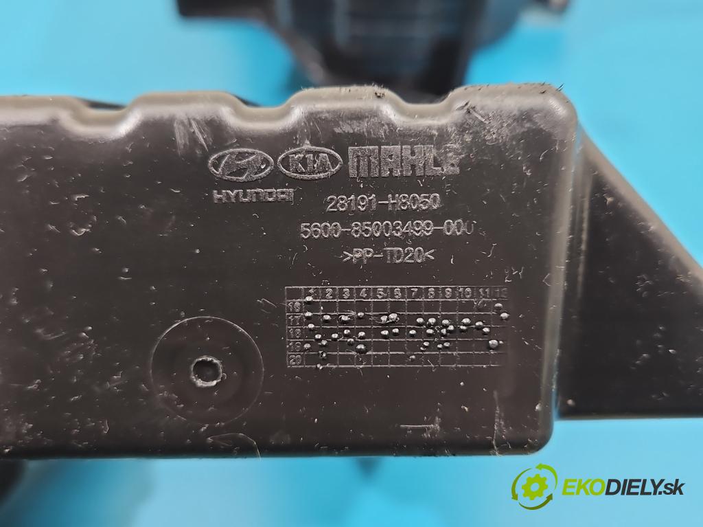 Kia Rio IV 2016-2023 1.2 16V 84KM manual 61.8 kW 1197 cm3 5- obal filtra vzduchu 28191-H8050 (Obal vzduchového filtra)