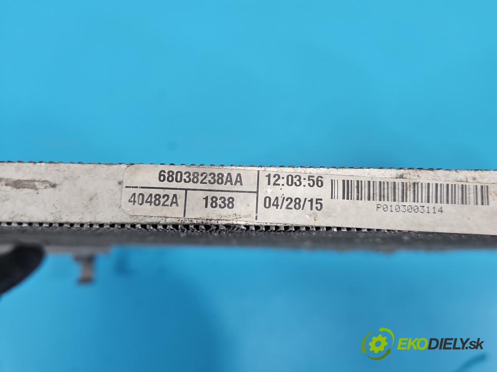 Fiat Freemont 2.0 JTD 170 hp automatic 125 kW 1956 cm3 5- Chladič vody 68038238AA (Vodní chladič)