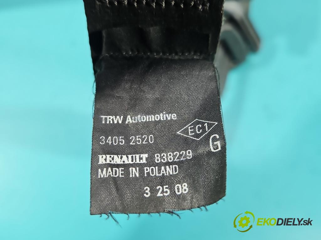 Renault Clio III 2005-2012 1.5 dci 68 HP manual 50 kW 1461 cm3 5- pas bezpečnosť: predné ľavý 8200794023