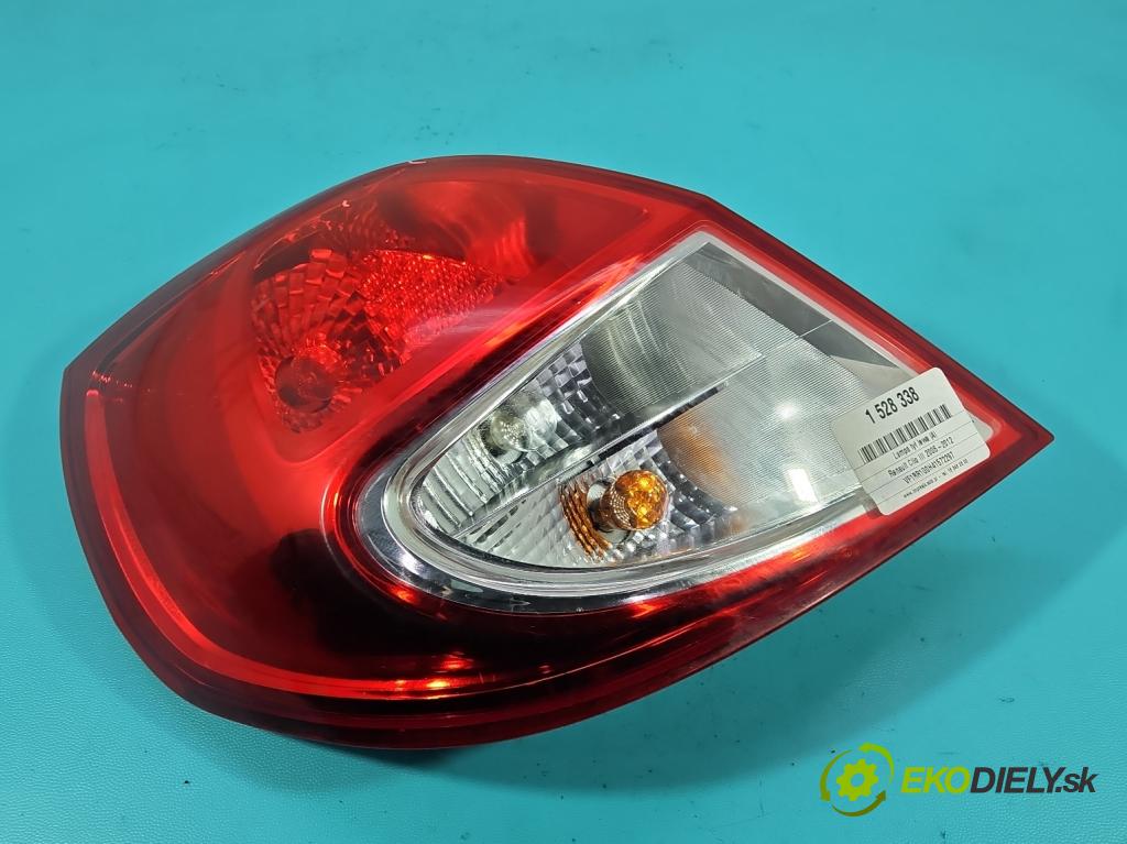 Renault Clio III 2005-2012 1.5 dci 68 HP manual 50 kW 1461 cm3 5- svetlo / reflektor zadné ľavé 8200886944 (Kľučka dverí ostatné)