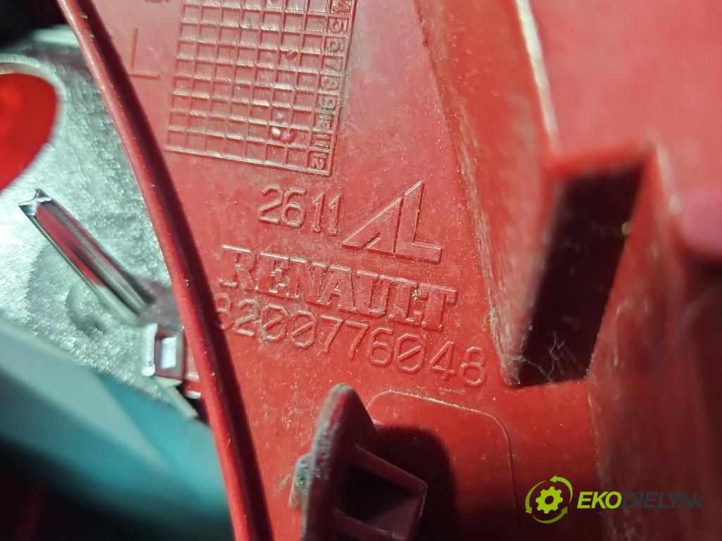 Renault Clio III 2005-2012 1.5 dci 68 HP manual 50 kW 1461 cm3 5- svetlo / reflektor zadné ľavé 8200886944 (Kľučka dverí ostatné)