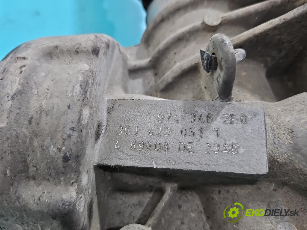 Vw Passat B6 2005-2010 1.9 TDI 105 HP manual 77 kW 1896 cm3 4- Ozubené kolo: volant 3C1423051T