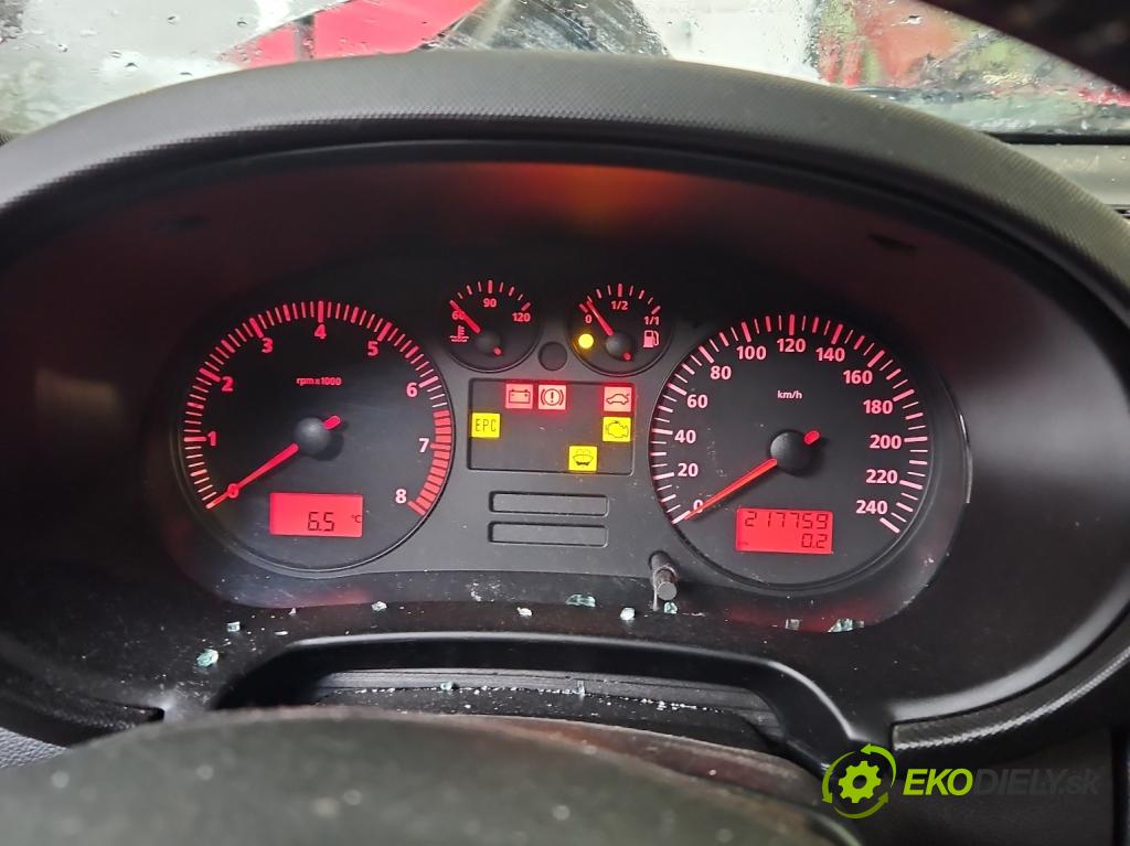 Seat Leon I 1999-2005 1.6 16v 105 HP manual 77 kW 1598 cm3 5- prístrojovka/ budíky W01M0920822A (Prístrojová doska)