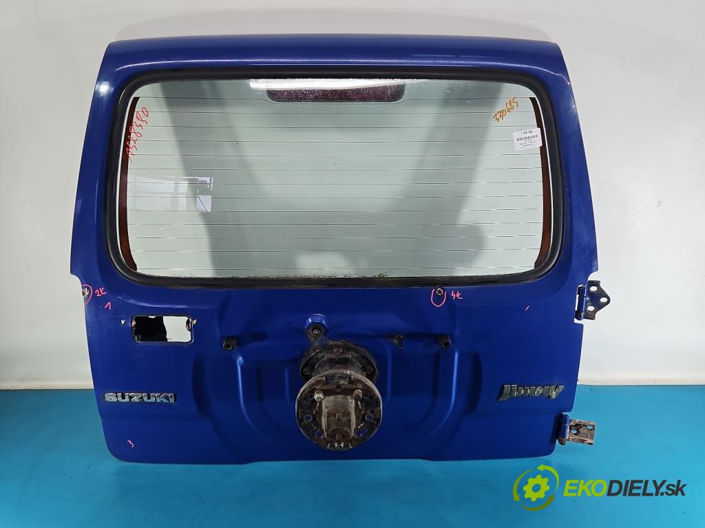 Suzuki JIMNY III 1998-2018 1.3 16V VVT 80 hp manual 59 kW 1298 cm3 3- zadní kufrové dveře  (Zadní kapota (kufr))