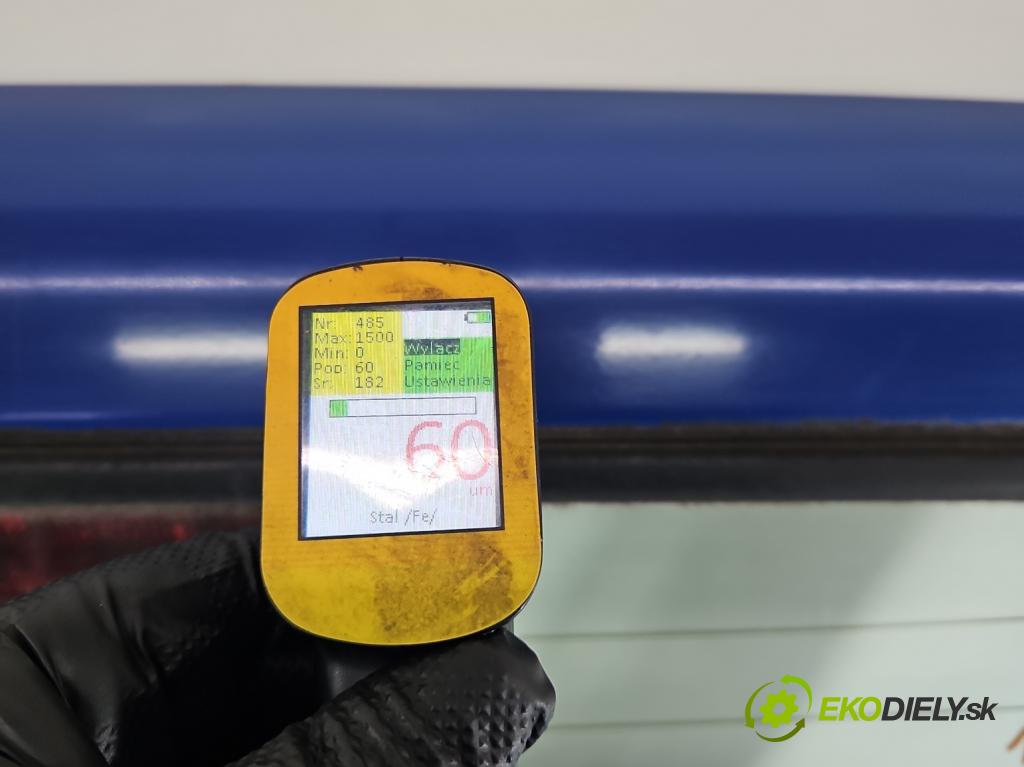 Suzuki JIMNY III 1998-2018 1.3 16V VVT 80 hp manual 59 kW 1298 cm3 3- zadní kufrové dveře  (Zadní kapota (kufr))