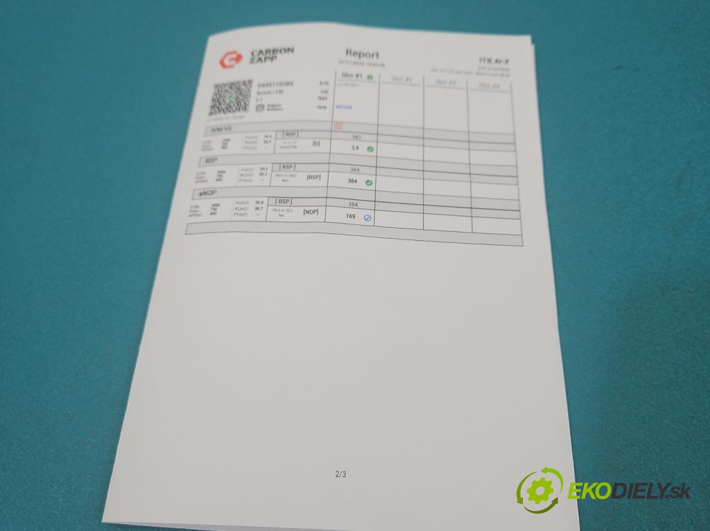 Renault Master II 1998-2010 2.5 DCI 114 HP manual 84 kW 2463 cm3 5- vstrek 0445110284 (Vstrekovač paliva)