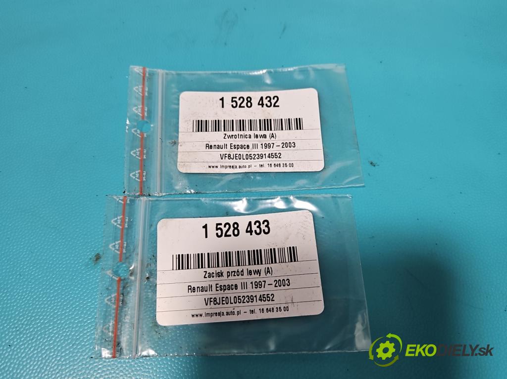 Renault Espace III 1997-2003 2.0 16v 140 HP manual 103 kW 1998 cm3 5- náboj ľavé  (Náboj kolesa)