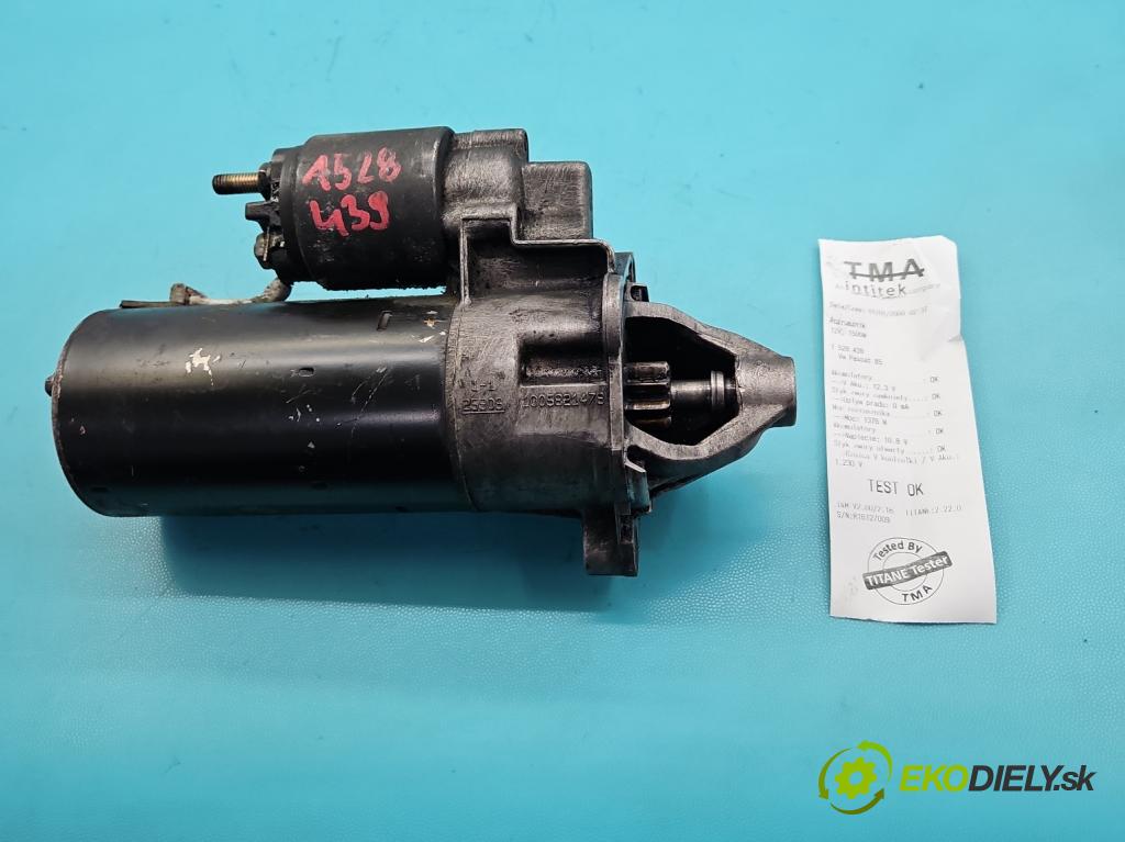 Vw Passat B5 1995-2005 1.9 tdi 110 HP manual 81 kW 1899 cm3 4- štartér 068911024 (Štartér)