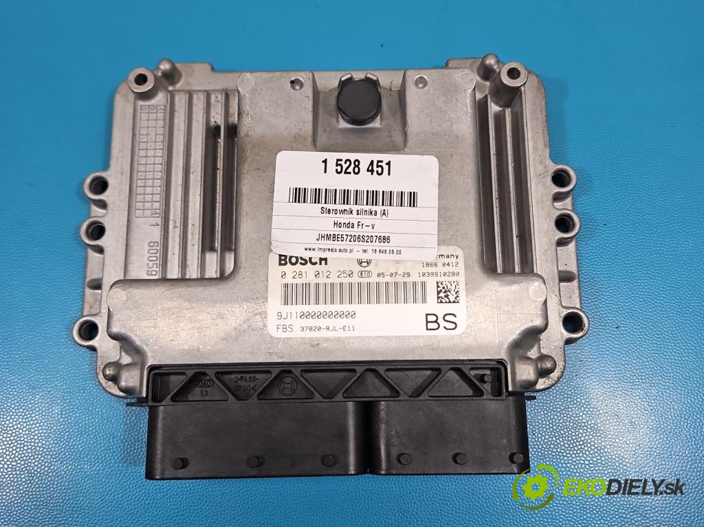 Honda Fr-v 2.2 i-CTDi 140 HP manual 103 kW 2204 cm3 5- riadiaca jednotka motora 0281012250