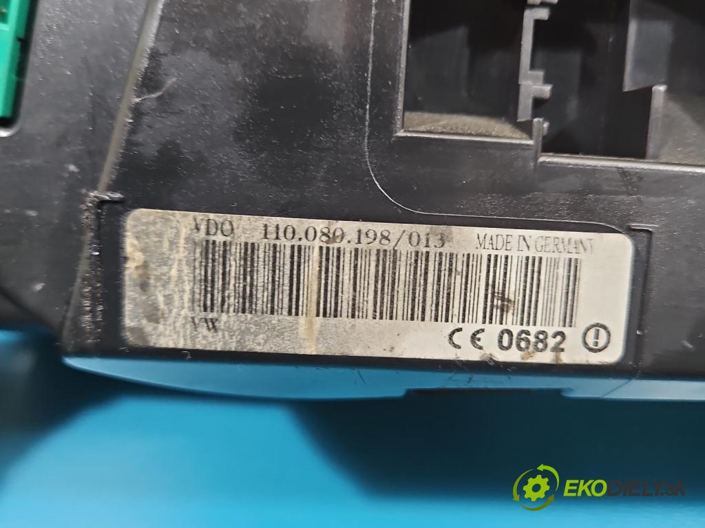 Vw Passat B5 1995-2005 1.9 TDI 131 HP manual 96 kW 1896 cm3 5- prístrojovka/ budíky 3B0920929A (Prístrojová doska)