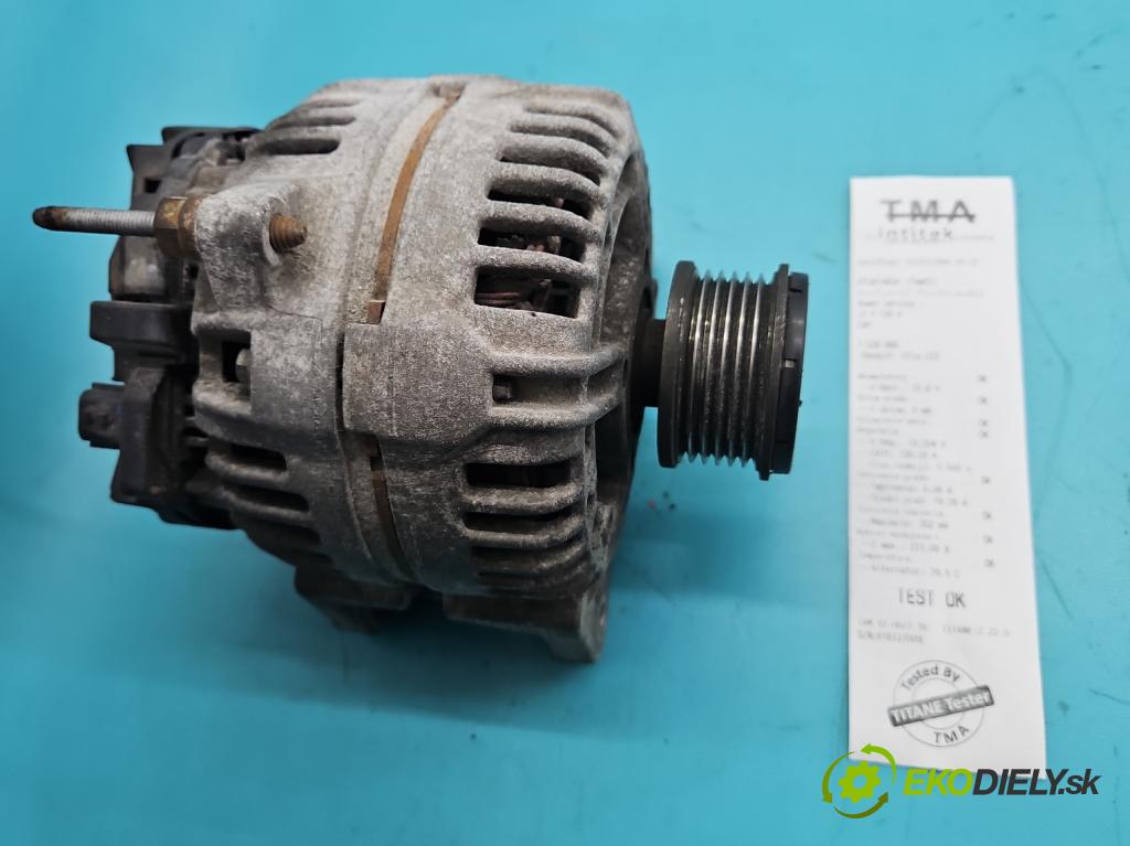 Renault Clio III 2005-2012 1.5 dci 68 HP manual 50 kW 1461 cm3 5- Alternator 0124425071 (Alternátor)