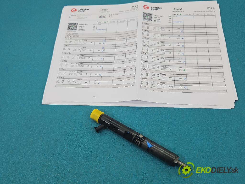 Renault Clio III 2005-2012 1.5 dci 68 HP manual 50 kW 1461 cm3 5- vstrek EJBR05102D (Vstrekovač paliva)