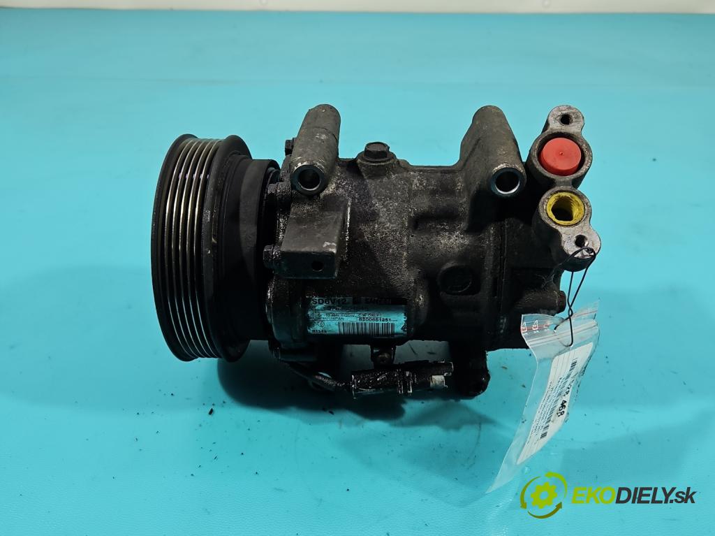 Renault Clio III 2005-2012 1.5 dci 68 hp manual 50 kW 1461 cm3 5- Kompresor: klíma 8200651251 (Kompresor klimatizace)