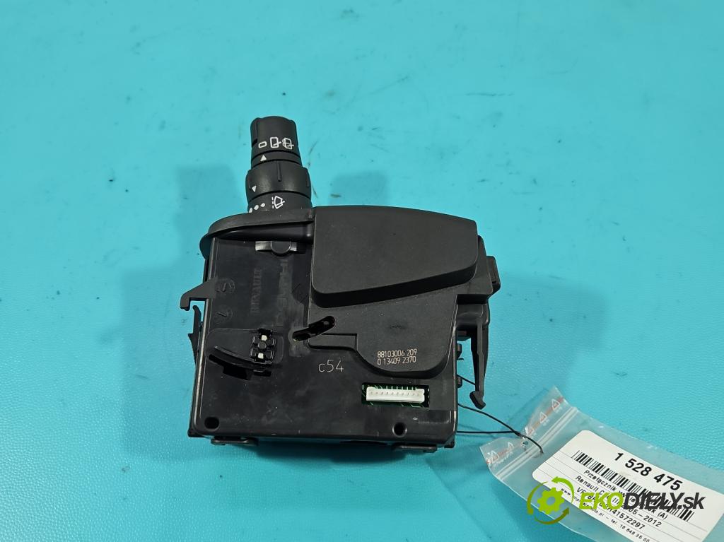 Renault Clio III 2005-2012 1.5 dci 68 HP manual 50 kW 1461 cm3 5- prepínač stieračov 88103006209 (Prepínacie páčky pod volantom)