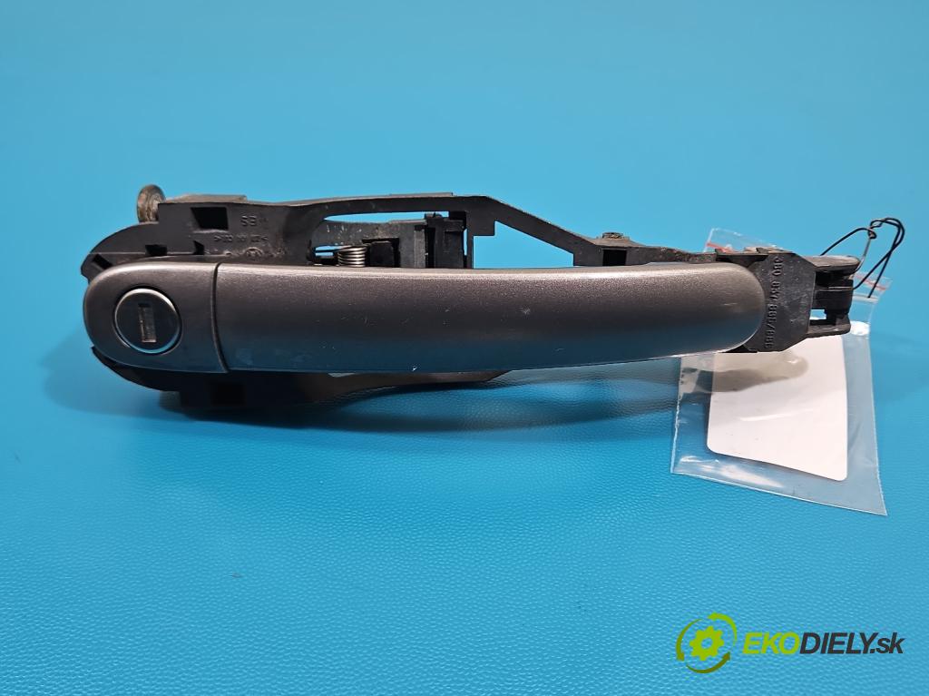 Seat Leon I 1999-2005 1.6 16v 105 HP manual 77 kW 1598 cm3 5- rukoväť predné ľavé mimo: 3B0837885 (Kľučka dverí vonkajšia predná ľavá)