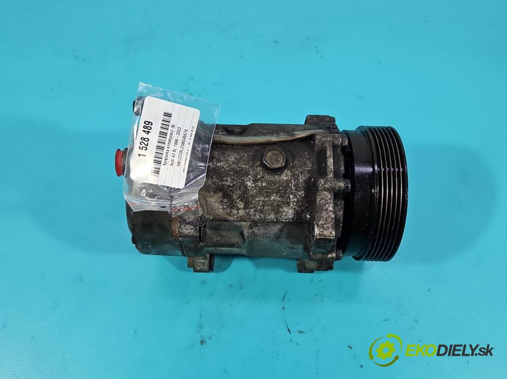 Audi A3 8L 1996-2003 1.6 sr 101 hp manual 74 kW 1595 cm3 3- Kompresor: klíma 1J0820803A (Kompresor klimatizace)