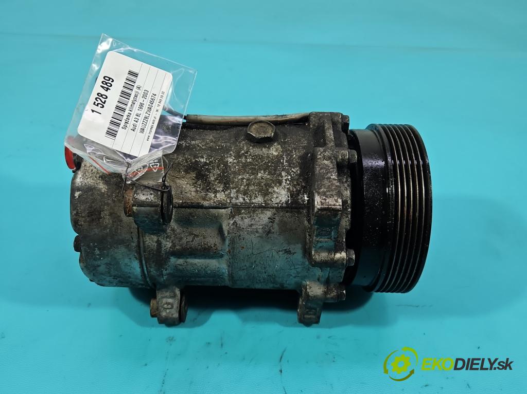 Audi A3 8L 1996-2003 1.6 sr 101 hp manual 74 kW 1595 cm3 3- Kompresor: klíma 1J0820803A (Kompresor klimatizace)