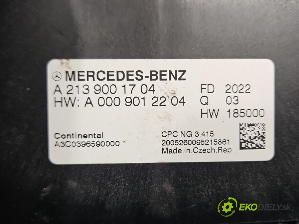 Mercedes Vito W447 2014- 1.75 cdi 102 hp manual 75 kW 1750 cm3 5- řídící jednotka komfortu A2139001704
